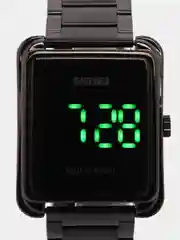 Черный мужские наручные цифровые Led часы Skmei 1505 в подарочной упаковке