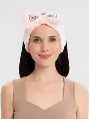 Кремовый повязка на голову OMG, для косметических процедур/ повязка косметическая