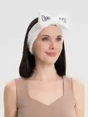 Белый повязка на голову OMG, для косметических процедур/ повязка косметическая