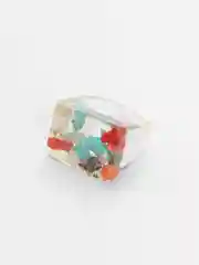 Бирюзовый кольцо женское на палец с разными фруктами и камнями, женское украшение