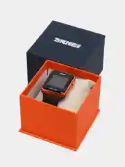 Бронзовый мужские наручные электронные Led часы Skmei 1271 в подарочной упаковке