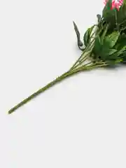 Тёмно-розовый искусственные цветы. Ромашки цветные (двухцветный пластиковый букет). Композиция