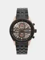 Хром мужские наручные часы Megir MS2154G, с хронографом, в подарочной упаковке