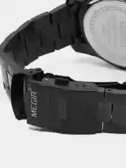 Серебряный мужские наручные часы Megir MS2063G, с хронографом, в подарочной упаковке