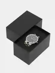 Черный мужские наручные часы Megir MS2164G, с календарём, в подарочной упаковке