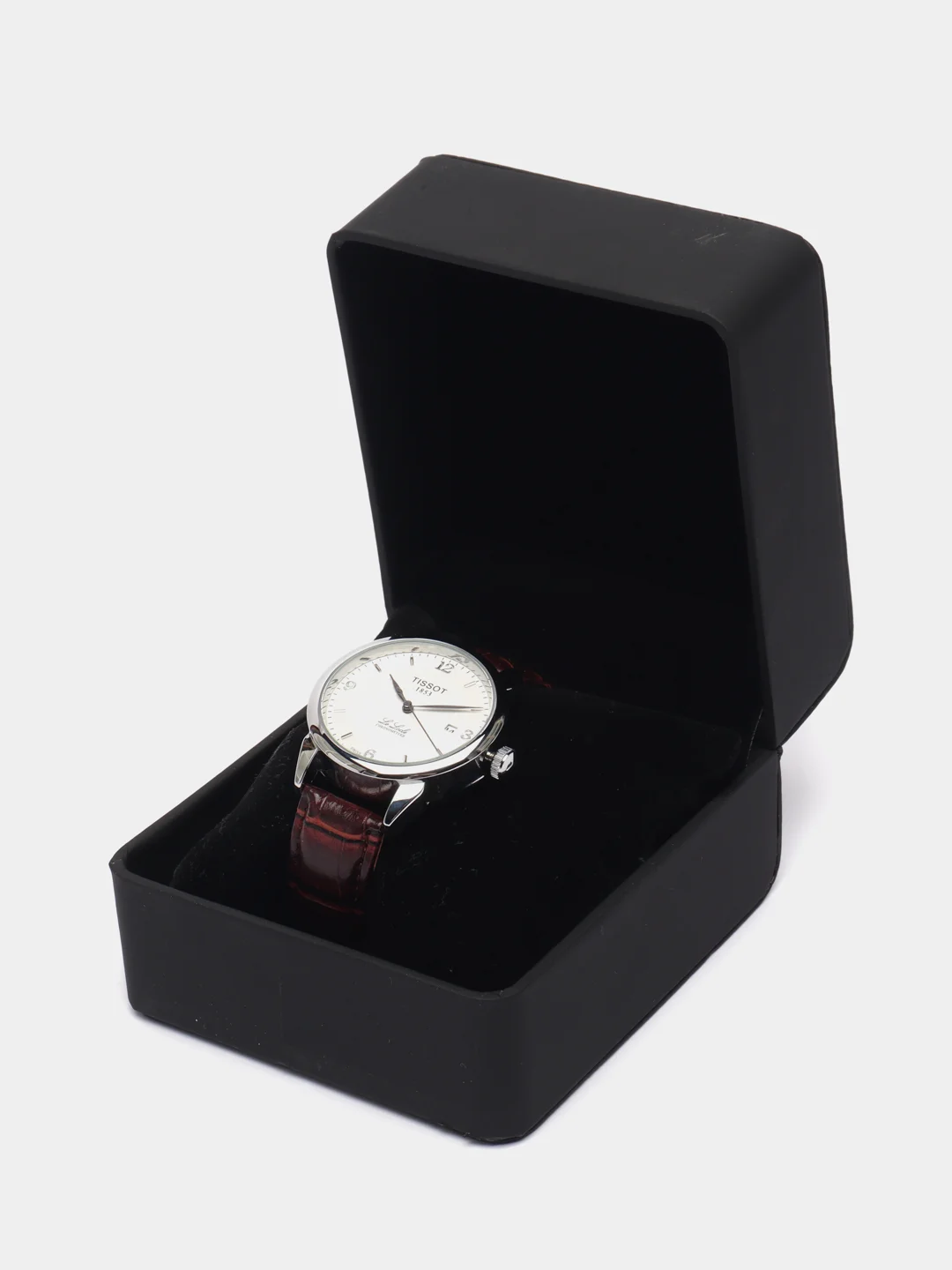 Коричневый часы наручные, механические, Tissot