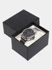 Серебряный часы наручные, механические, Tissot