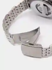 Серебряный часы наручные, механические, Tissot