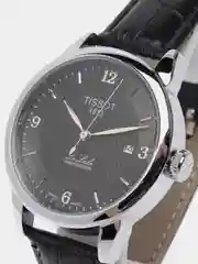 Серый металлик часы наручные, механические, Tissot