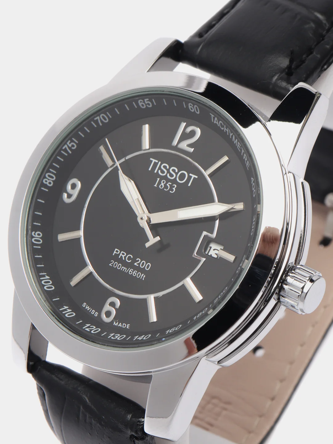 Черный часы наручные, механические, Tissot