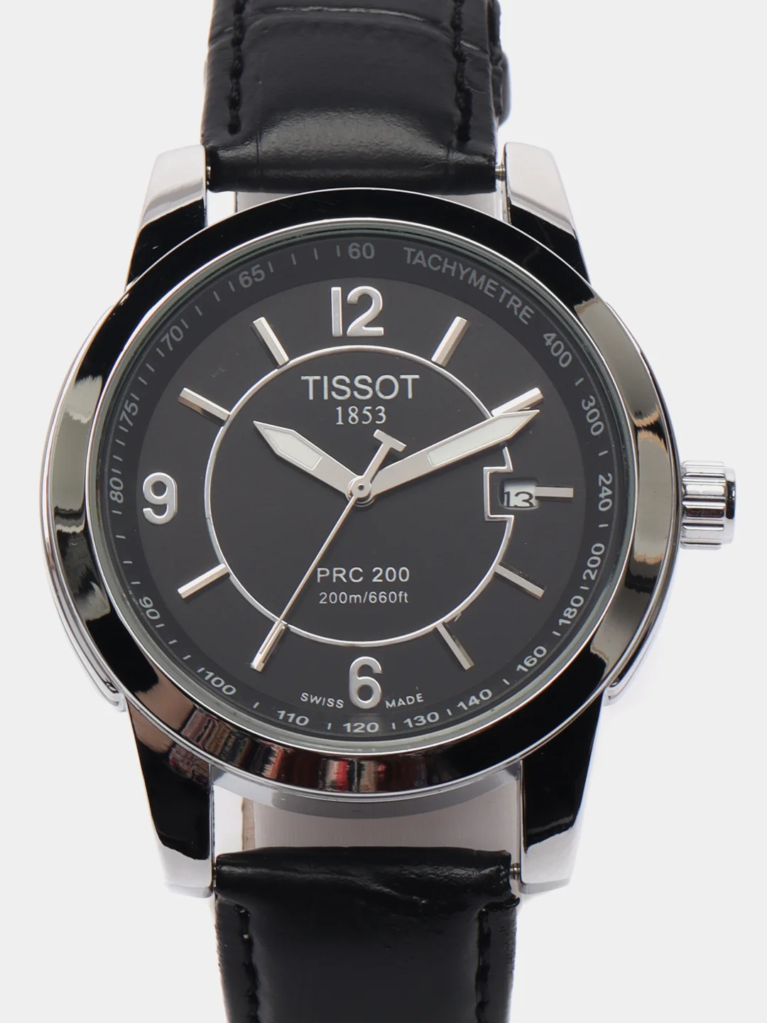 Черный часы наручные, механические, Tissot