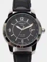 Черный часы наручные, механические, Tissot