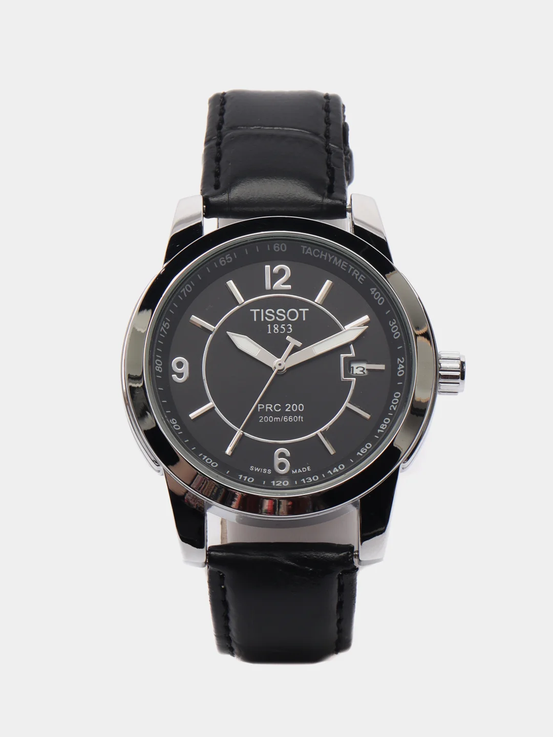 Черный часы наручные, механические, Tissot