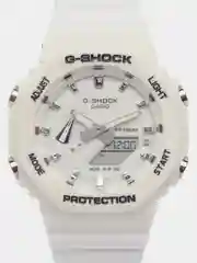 Белый наручные военные часы G-Shock, электронные, мужские