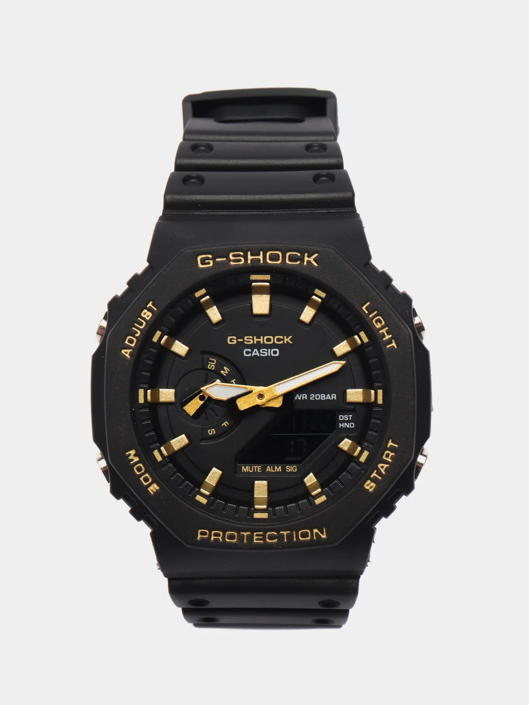 Золотой наручные военные часы G-Shock, электронные, мужские