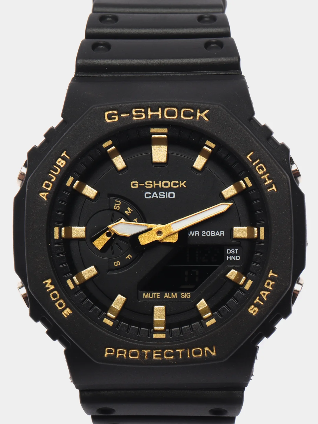 Золотой наручные военные часы G-Shock, электронные, мужские