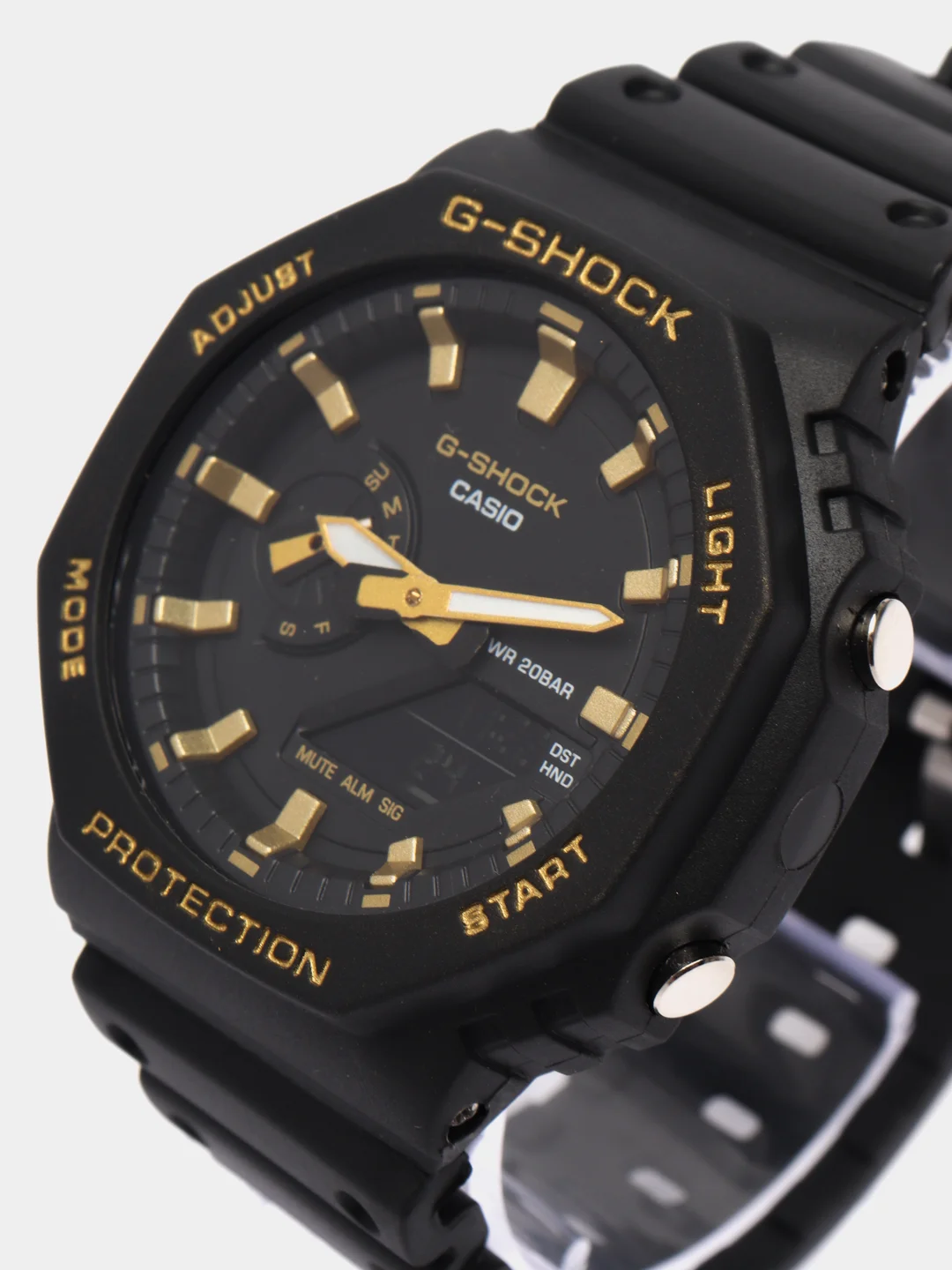 Золотой наручные военные часы G-Shock, электронные, мужские