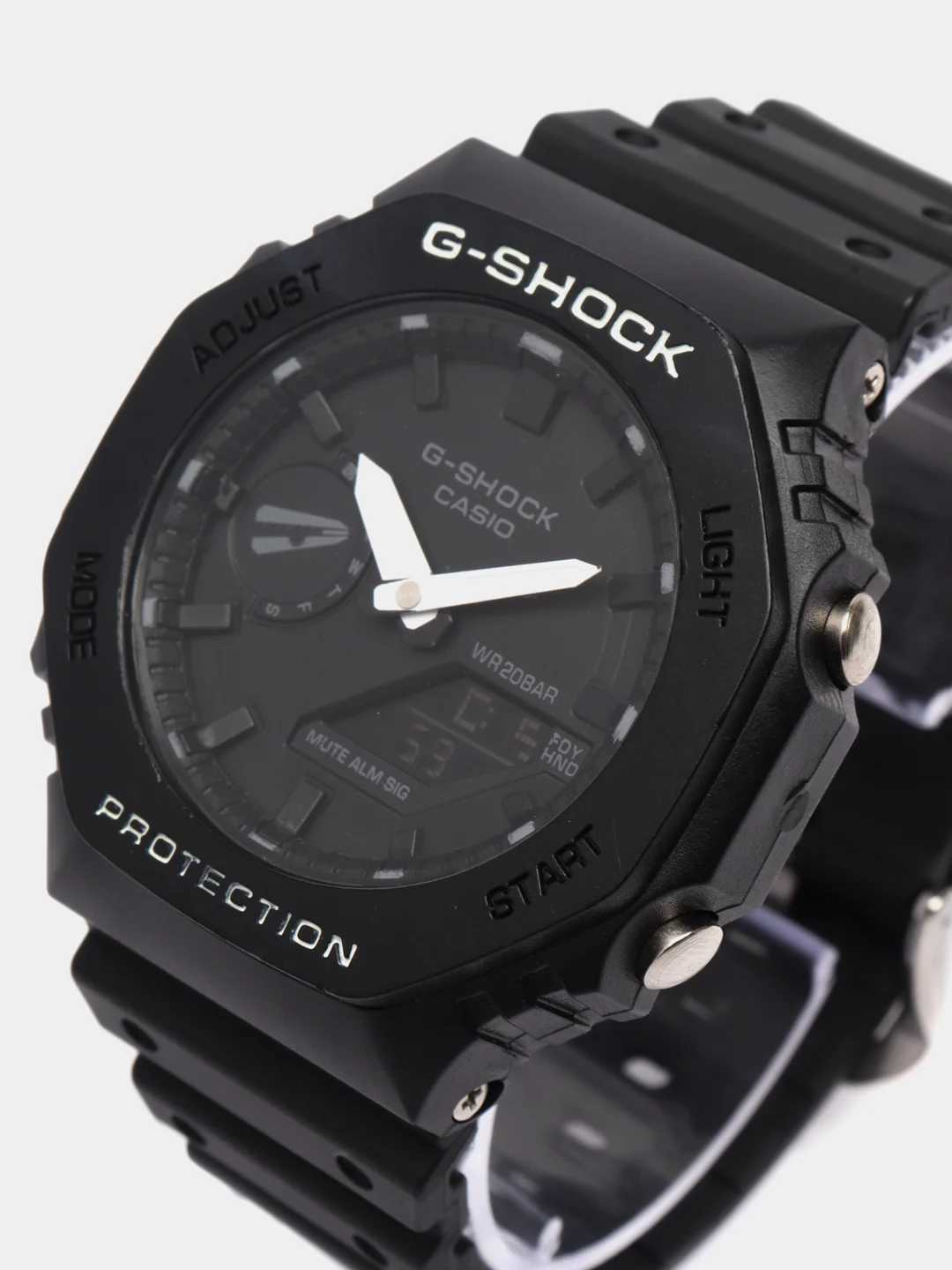 Хром наручные военные часы G-Shock, электронные, мужские