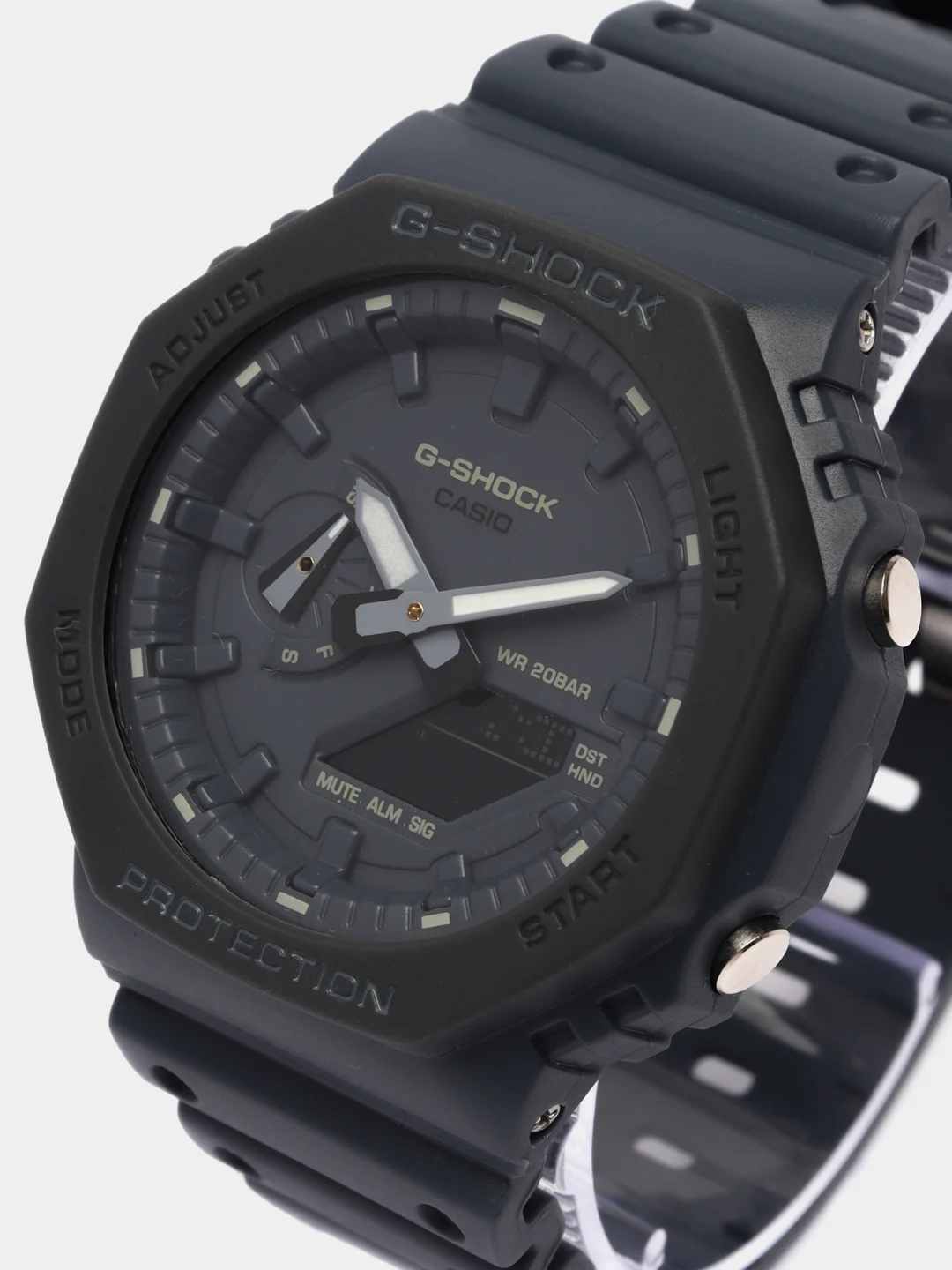 Небесно-голубой наручные военные часы G-Shock, электронные, мужские