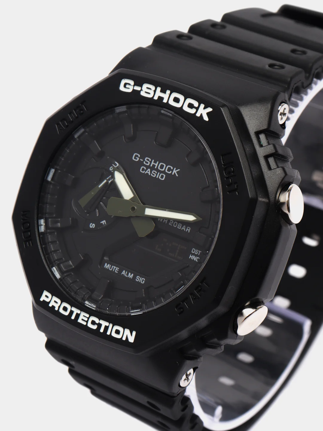 Угольный наручные военные часы G-Shock, электронные, мужские