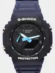 Синий наручные военные часы G-Shock, электронные, мужские