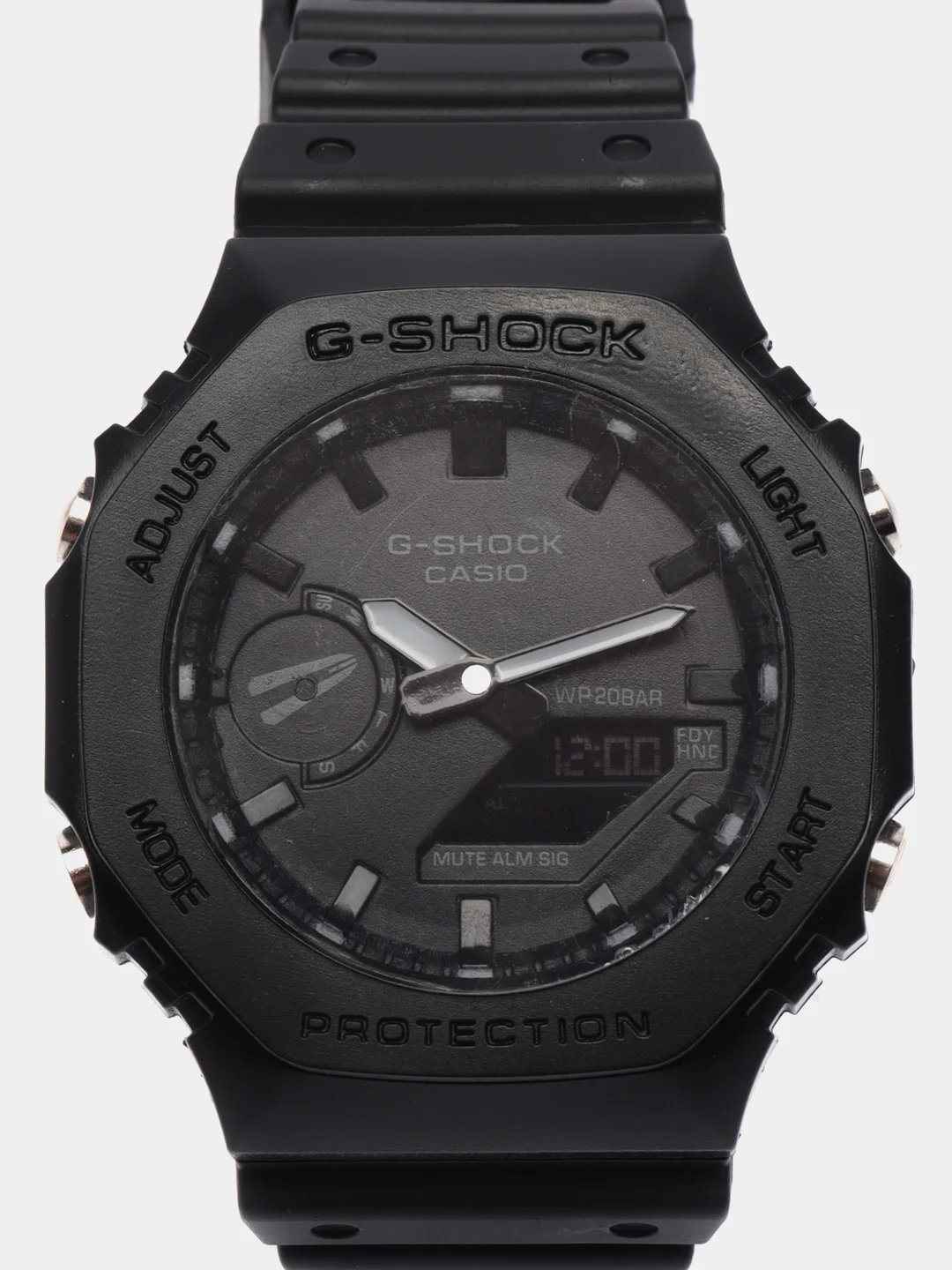 Тёмно-серый наручные военные часы G-Shock, электронные, мужские