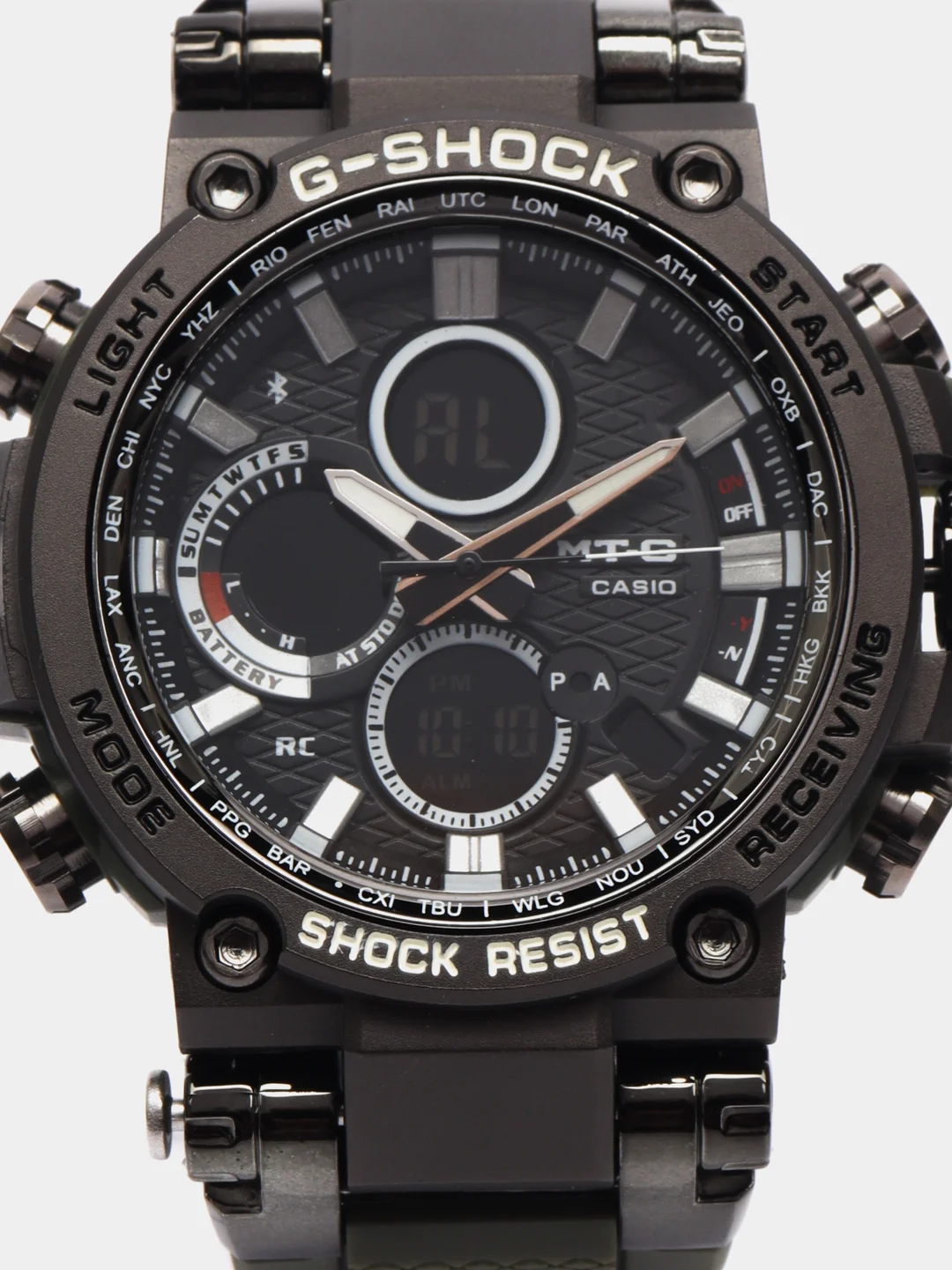 Зеленый часы мужские G-Shock, стальные