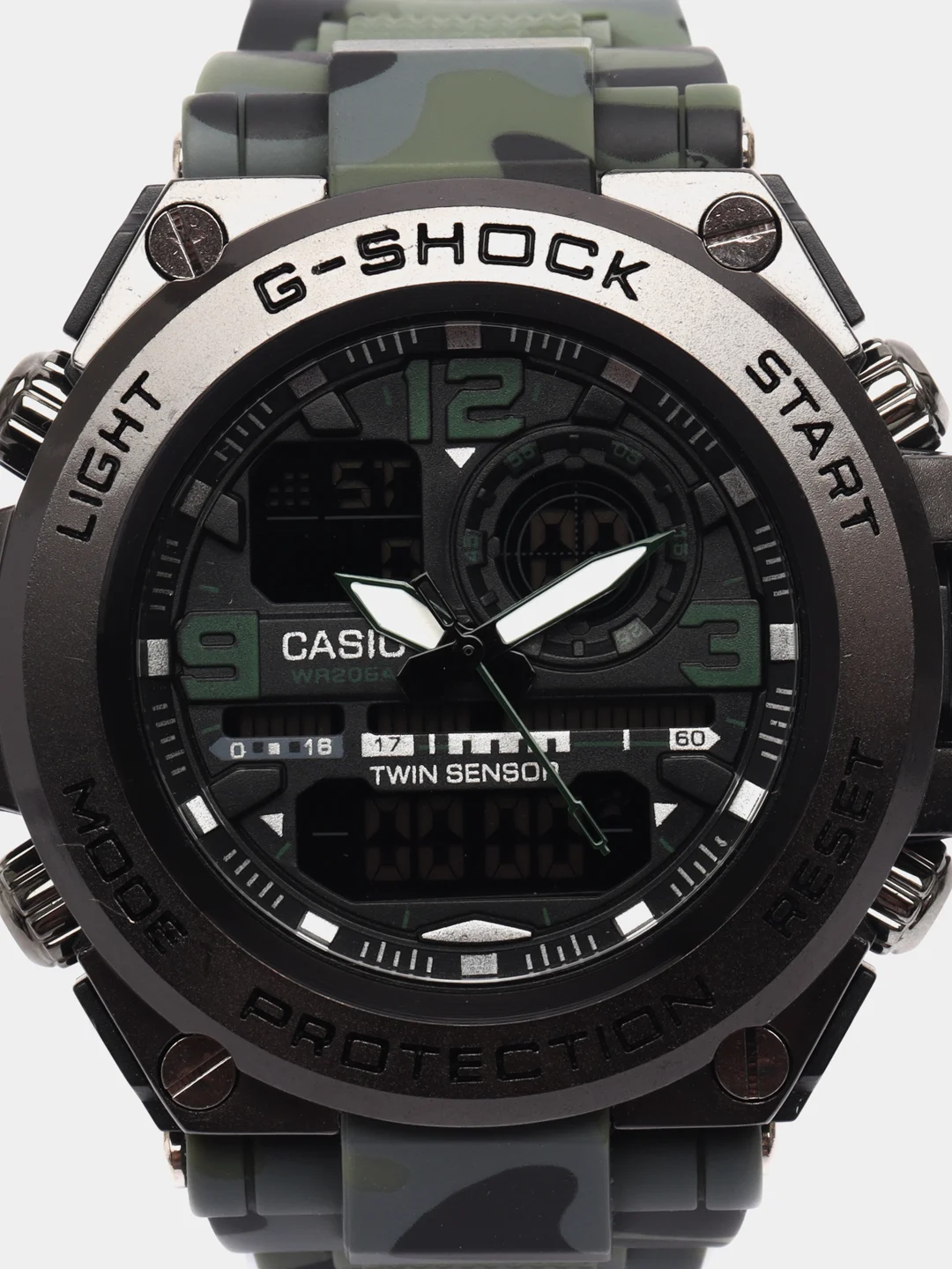 Лесной зеленый часы мужские G-Shock, стальные