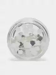 Серебряный блестки для дизайна ногтей, фигурные