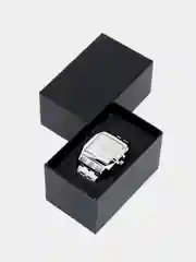 Серебряный мужские наручные часы Megir MS2018G с хронографом, в подарочной упаковке