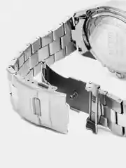 Серебряный мужские наручные часы Megir MS2030G, с хронографом, в подарочной упаковке