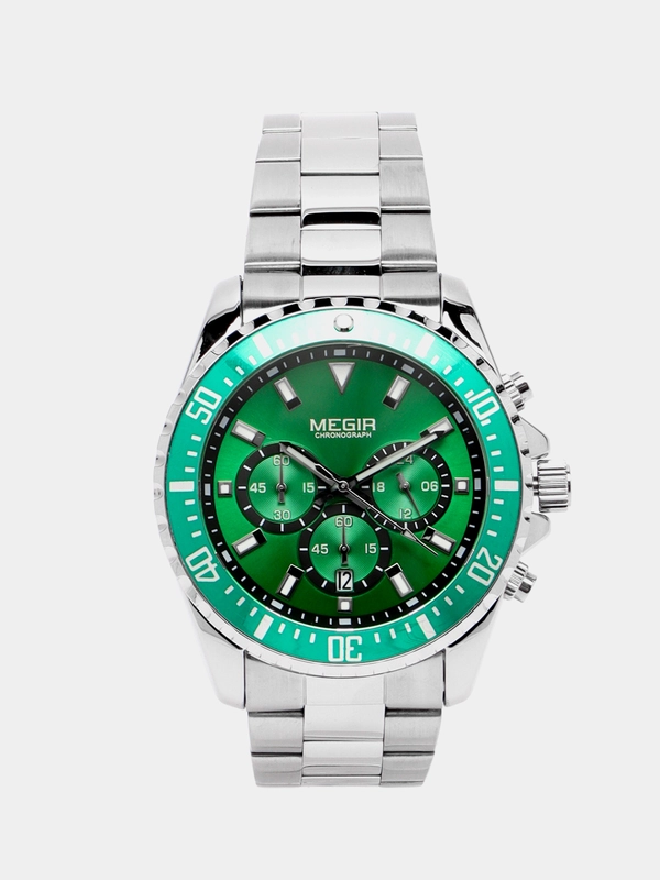 Мужские наручные часы Megir MS2064G, с хронографом, в подарочной упаковке