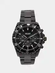 Черный мужские наручные часы Megir MS2064G, с хронографом, в подарочной упаковке
