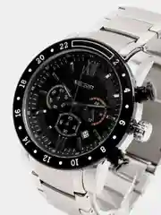 Хром мужские наручные часы Megir MS3008G, с хронографом, в подарочной упаковке