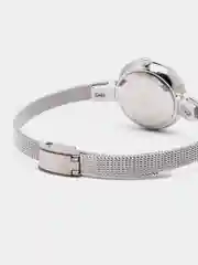 Серебряный женские наручные часы Skmei 1390 в подарочной упаковке