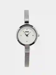 Серебряный женские наручные часы Skmei 1390 в подарочной упаковке
