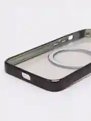 Черный чехол MagSafe iPhone 11, 12, 13, 14, 15 Pro Max / Plus, айфон, прозрачный, магнитный, про