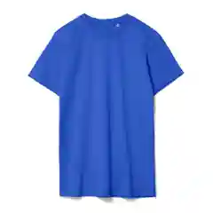 Футболка унисекс, мужская, женская T-Bolka 160, ярко-синяя