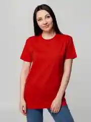 Красный футболка унисекс, мужская, женская T-Bolka 160, красная