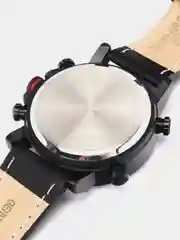 Красный мужские наручные часы Naviforce NF 9135 с календарём, в подарочной упаковке