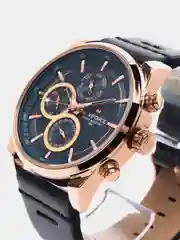 Синий мужские наручные часы Naviforce NF9148 с хронографом, в подарочной упаковке