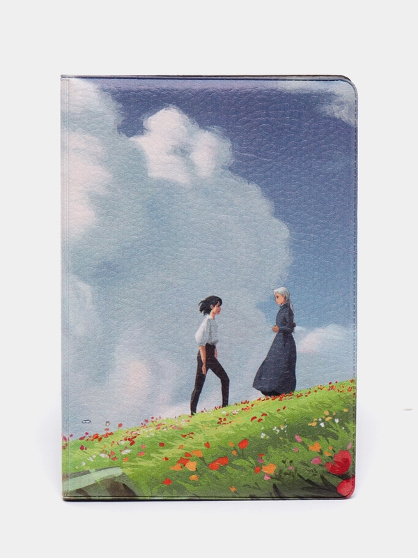 Обложка чехол на паспорт Ходячий Замок (Hauru no ugoku shiro)