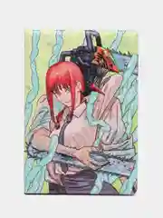 Обложка чехол на паспорт аниме Человек Бензопила (Chainsaw Man)