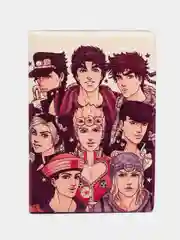 Обложка чехол на паспорт аниме Невероятные приключения Джо Джо (JoJos Bizarre Adventure)