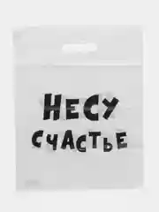 Бордовый пакеты с приколами 31х40 см в наборе 2штуки вырубная ручка