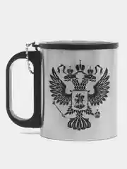 Тёмно-серый стакан металлический, складной, стопка, кружка, набор туриста