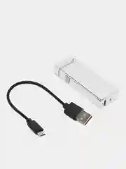 Золотой электронная, импульсная, дуговая зажигалка, с зарядкой от USB, "Тесла"