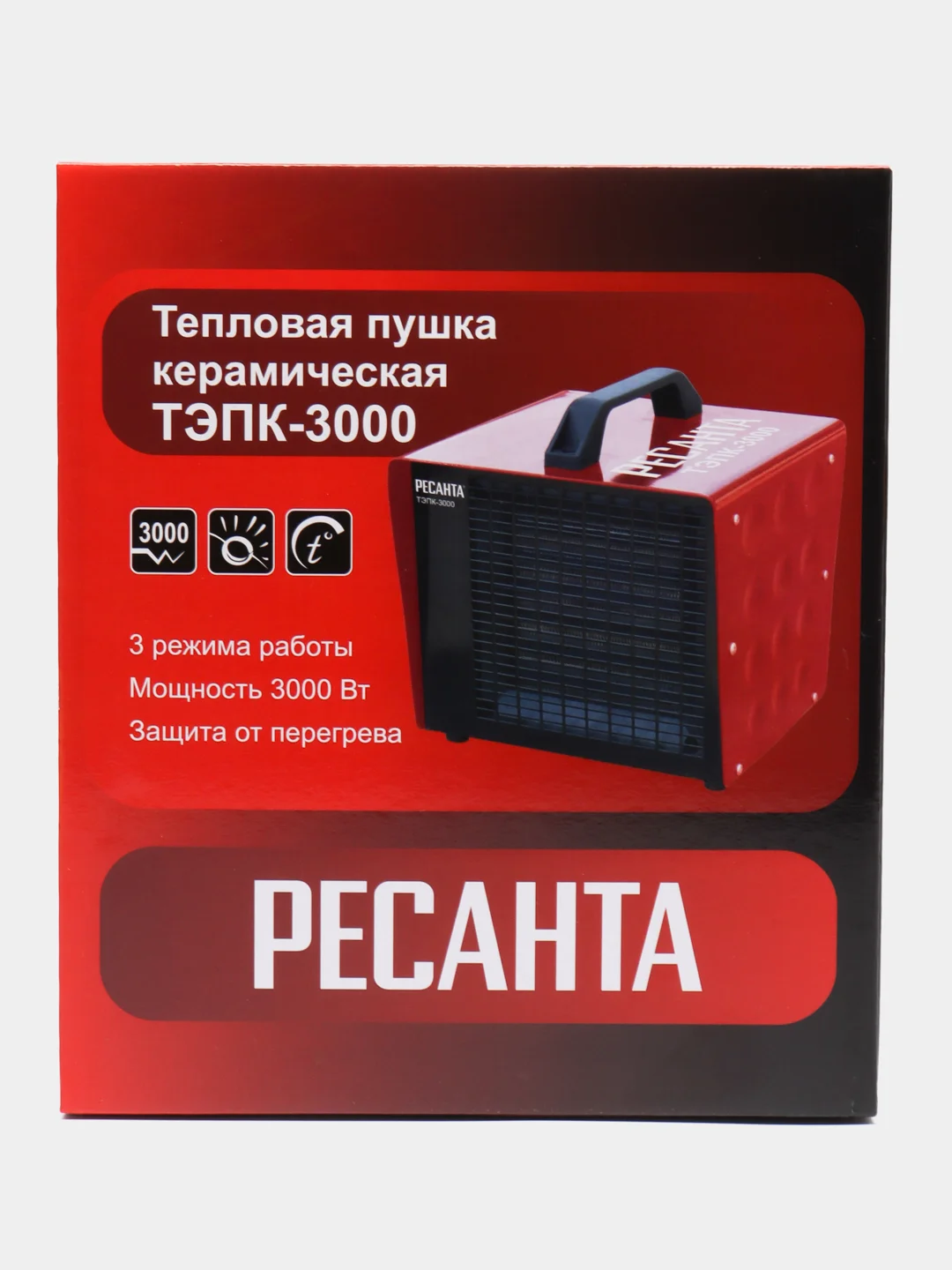 Электрическая тепловая пушка РЕСАНТА ТЭПК-3000