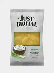 Чипсы Just Brutal со вкусом сметаны с луком, 85г