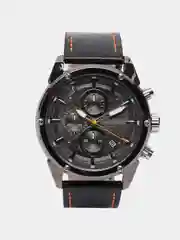 Угольный мужские наручные часы Mini Focus MF0161G с хронографом, в подарочной упаковке